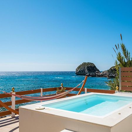 Villa Renata & Villa Filippos With Private Plunge Pool By Konnect Agios Gordios  Bagian luar foto