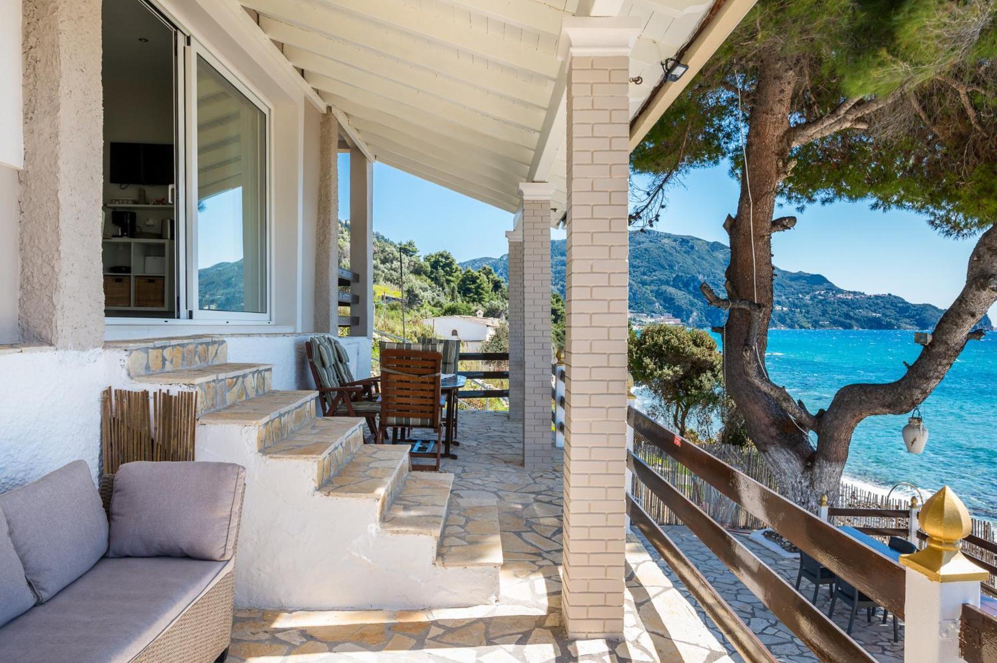 Villa Renata & Villa Filippos With Private Plunge Pool By Konnect Agios Gordios  Bagian luar foto