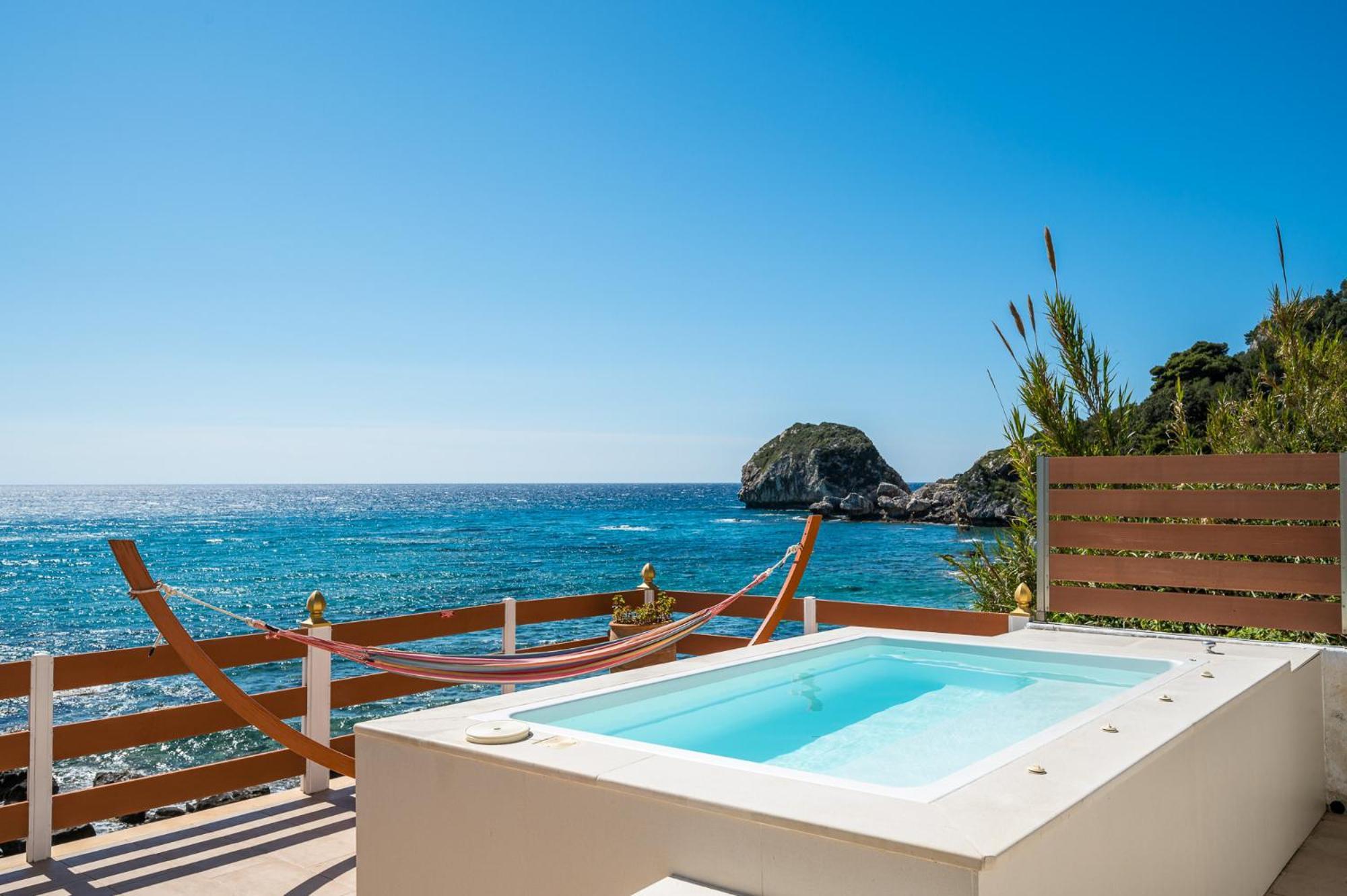 Villa Renata & Villa Filippos With Private Plunge Pool By Konnect Agios Gordios  Bagian luar foto