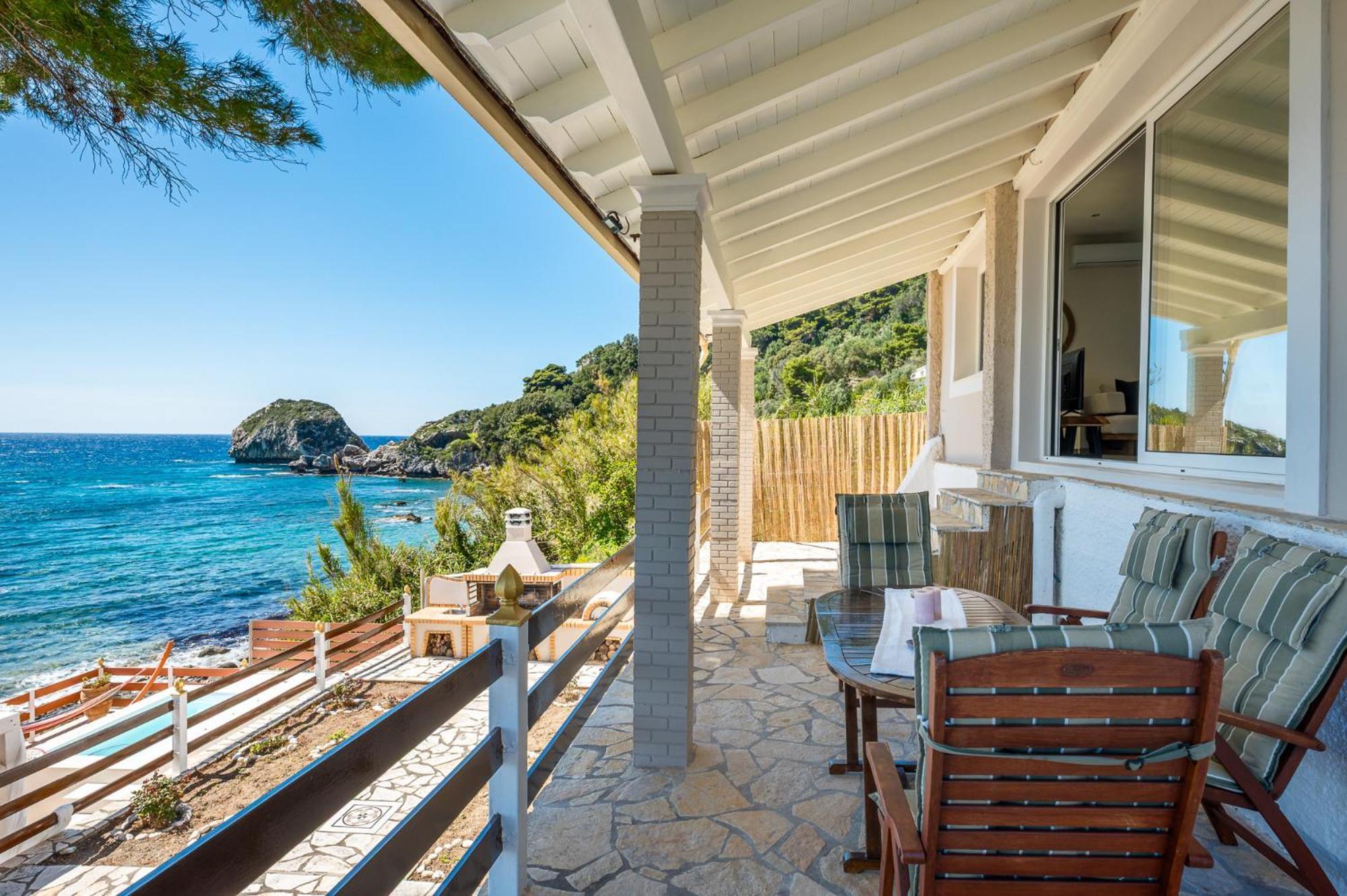 Villa Renata & Villa Filippos With Private Plunge Pool By Konnect Agios Gordios  Bagian luar foto